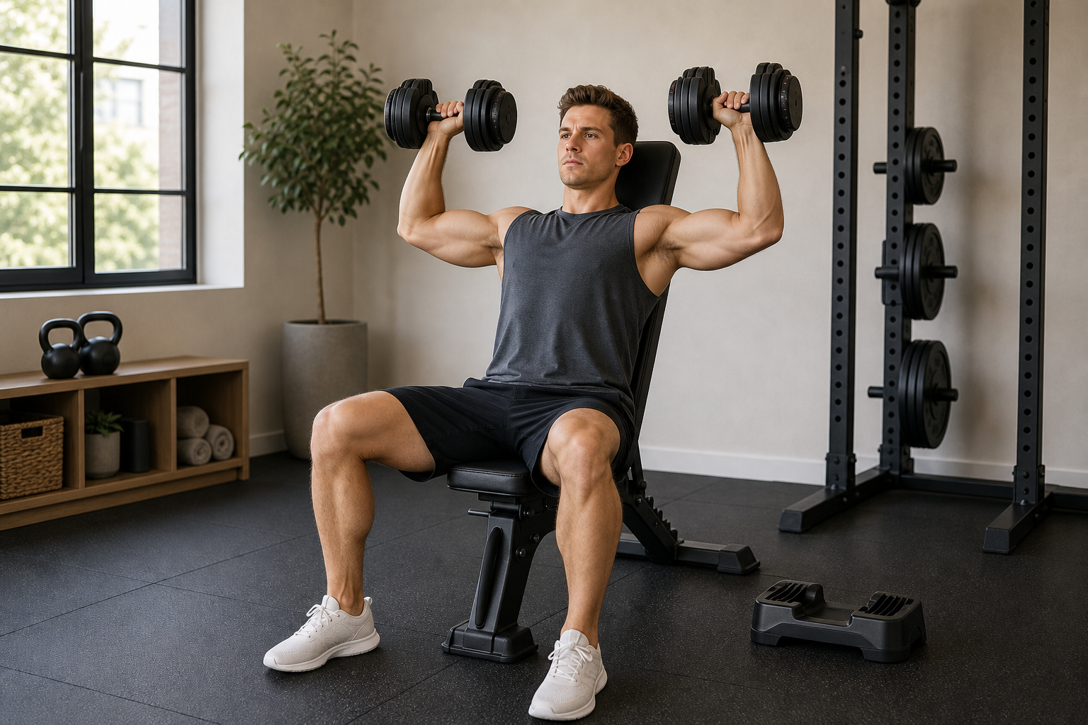Compact Adjustable Dumbbell 2-20kg
