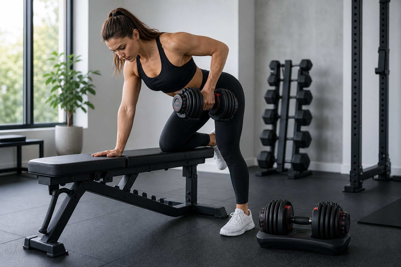 Premium Adjustable Dumbbell 4-40kg
