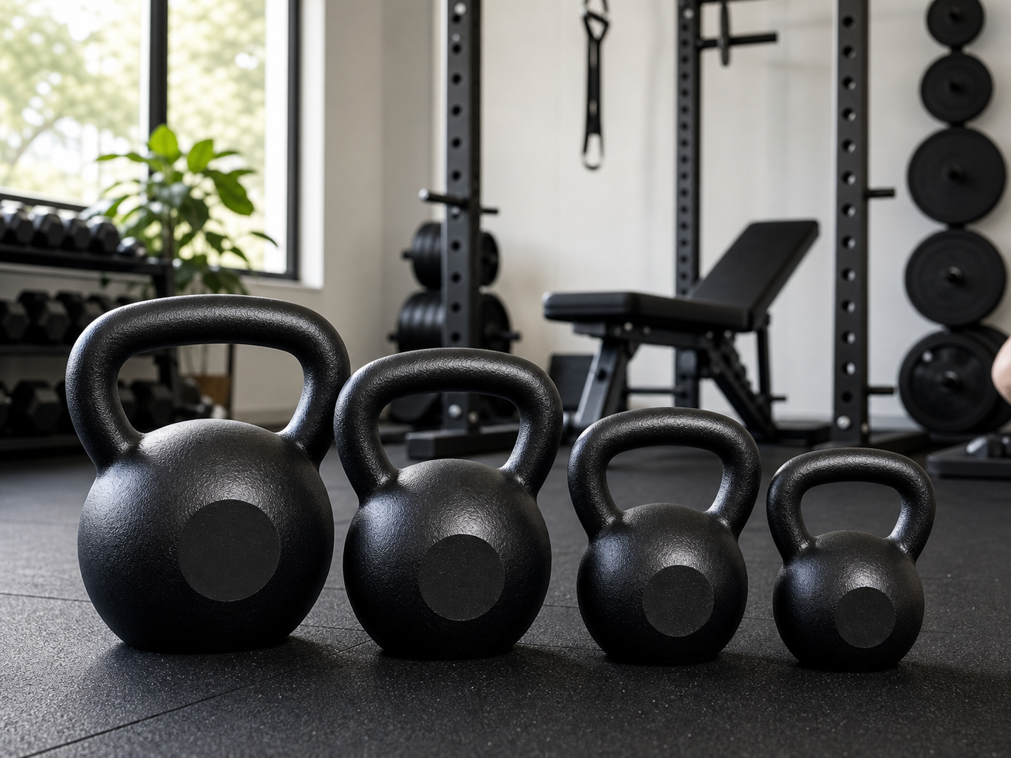 Powder Coated Cast Iron Kettlebell