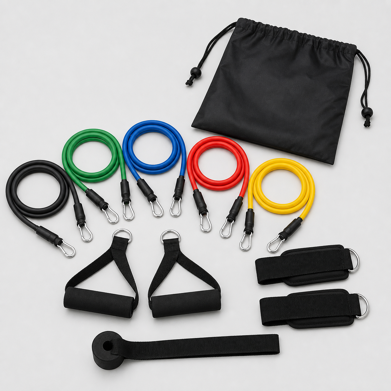 Tube Resistance Band Kit with Handles