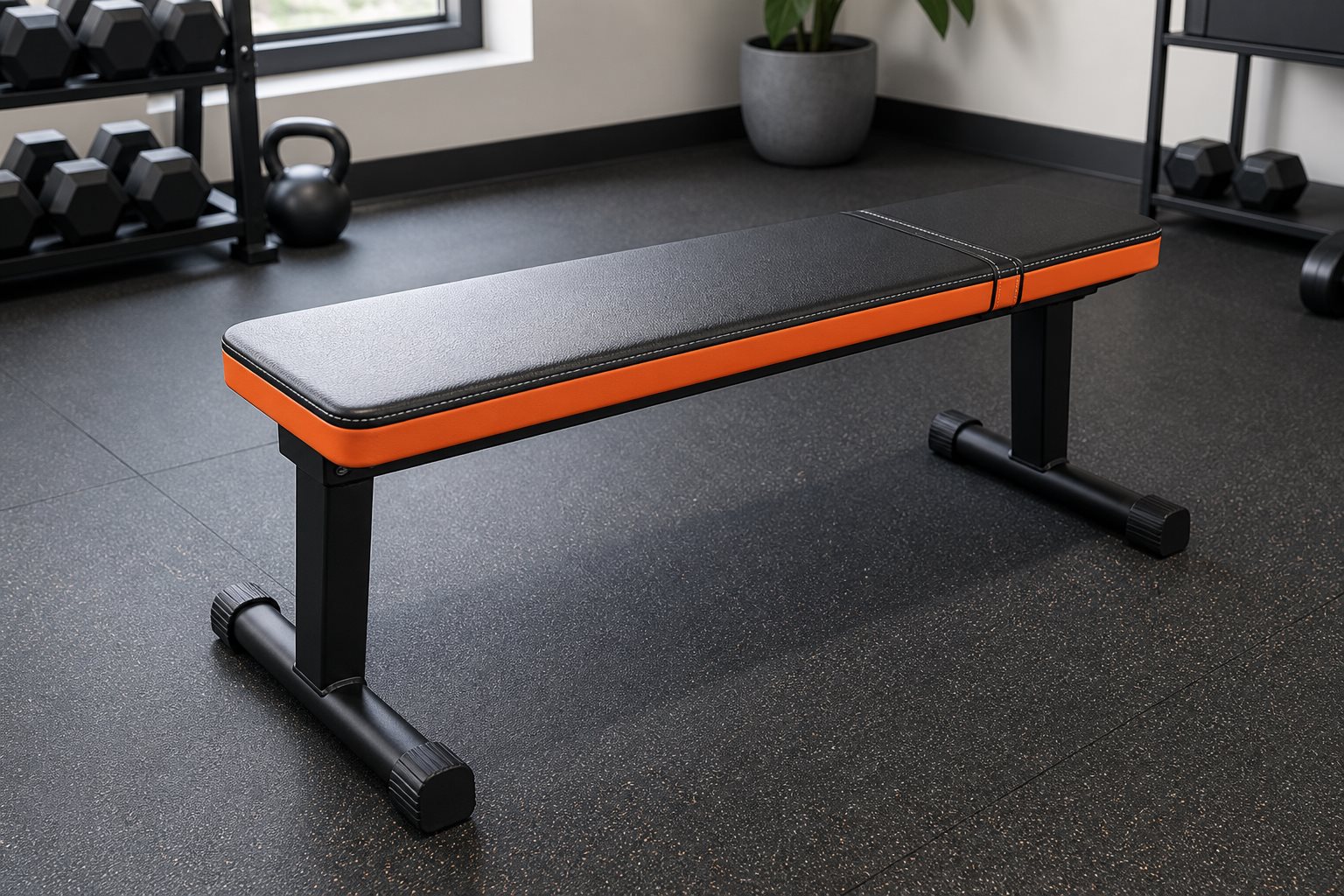 Long Flat Utility Weight Bench